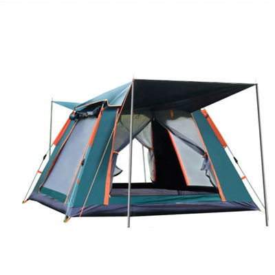 防水二重層のキャンプ テントのガラス繊維 ポーランド人2から3人のテント