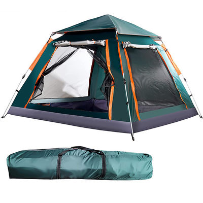 旅行自動家族のテント3-4人1500mmの防水Backpackingテントのハイキング