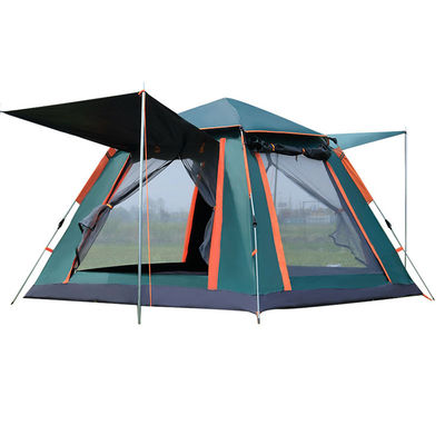 ガラス繊維のポーランド人の防風のキャンプによってはテント240x240x156cmが3 4人者の寝室現れる