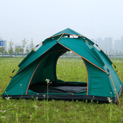 単層の52インチのの高さの折るキャンプ テント4人の破裂音のキャンプ テント