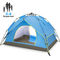 紫外線保護瞬間の3-4人のキャンプのための携帯用ドームのテント