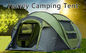 容易な破裂音4つの人防水家族のキャンプ テントの自動組み立て2のドア