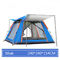防水防風のキャンプ テント3 - 4の上の携帯用瞬間の破裂音人