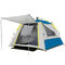 青い超軽量のキャンプ テントの容易なセットアップされたテントはとの4季節のための袋を運ぶ