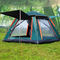 4味方された二重層防水家族のキャンプ テントの日焼け止めの即刻のセットアップされたテント