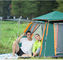 防水二重層のキャンプ テントのガラス繊維 ポーランド人2から3人のテント