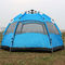 210T PUの布浜5-6人のための防水家族のキャンプ テントの六角形