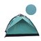 屋外の単層の2 3人のキャンプ テントの反紫外線深緑の色