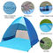 YEFFO ODM浜の日焼け止めのテントのガラス繊維棒の容易なキャンプによっては浜の避難所が現れる