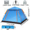 屋外のキャンプのハイキングのドームの自動開いたテントの両開きドアはとの旅行袋を運ぶ