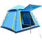 防水防風の自動即刻のテントのGlampingのための容易な組み立て3-4人